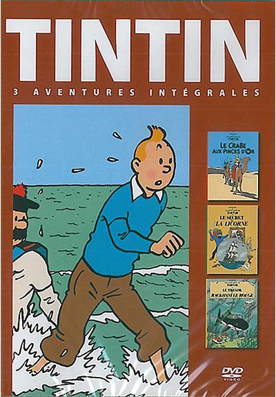 Tintin, [trois] 3 aventures intégrales, vol. 3 : Le Crabe aux pinces d'or ; Le Secret de la Licorne ; Le Trésor de Rackham le rouge / 3 films d'animation de Stéphane Bernasconi | Bernasconi, Stéphane. Metteur en scène ou réalisateur