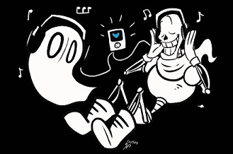 Fan art du jeu vidéo Undertale